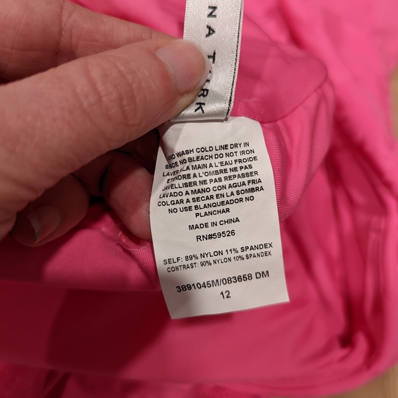 Pink Ruffled One Piece Swimsuit - Picture 4 of 8